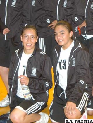 Brenda Cabrera y Paola Verduguez, de Alemán