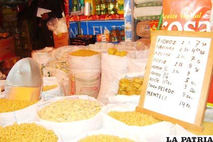 La variación de precios de los alimentos tuvo incidencia en la inflación