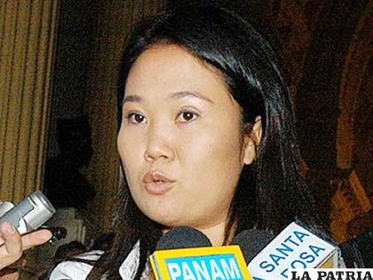 Keiko Fujimori, hija del expresidente, Alberto Fujimori