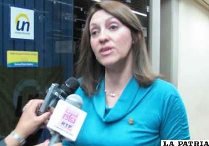 Diputada del UN, Elizabeth Reyes