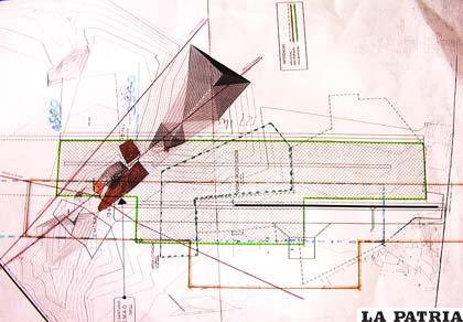 Importante documento: Primer borrador del proyecto para la construcción del aeropuerto internacional de Oruro 