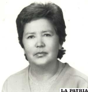 Dra. Elsa Enríquez de Mariscal, en cuya gestión presidencial el Comité trabajó productivamente.