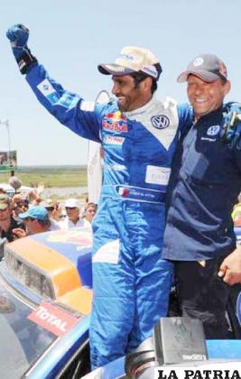 El príncipe qatarí Nasser Al Attiyah, campeón en autos