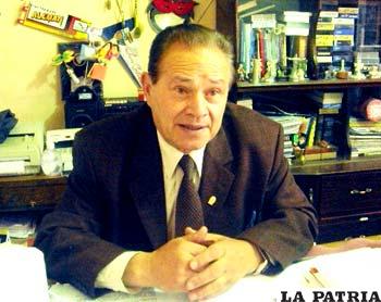 Flavio Lagrava, presidente de la Asociación de Colegios Particulares de Oruro