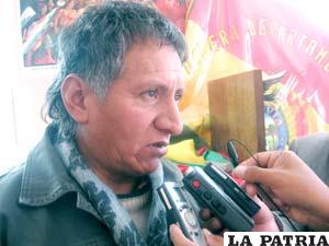 El mensaje del Presidente Morales, debe ser conciliador, sugiere el dirigente de la COD, Jaime Solares