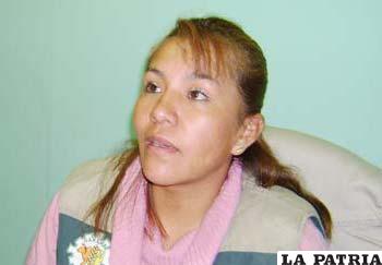 Lizeth García, titular del Senasag
