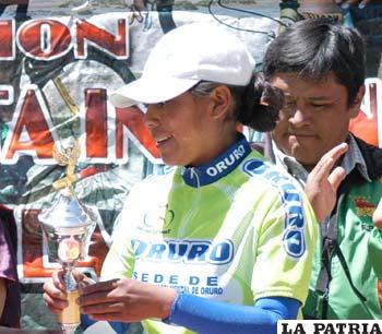 Gladis Choque, venció en su categoría