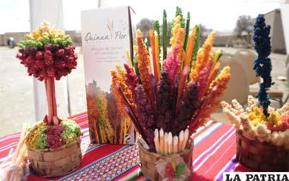 Flores de quinua, producto no tradicional de exportación