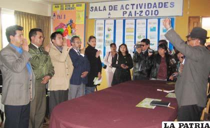 Posesión del Comité de Lucha Contra el Cólera