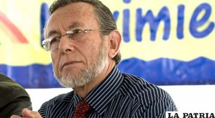 Ex alcalde de La Paz y jefe del Movimiento Sin Miedo (MSM), Juan Del Granado