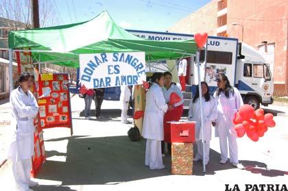 Con campañas del Banco de Sangre se logró mayor número de donantes voluntarios