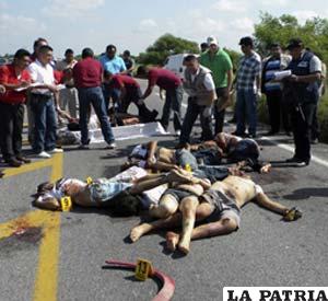 Trece personas murieron en el Estado de Michoacán presumiblemente por un ajuste de cuentas con el narcotráfico