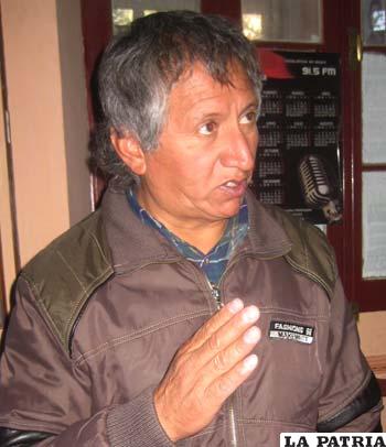 Ejecutivo de la COD de Oruro, Jaime Solares