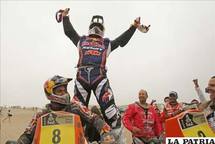 Cyril Despres ganador en motos