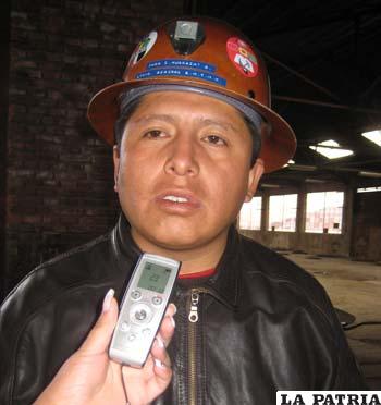 Ejecutivo del Sindicato de Trabajadores Mineros de Huanuni, Juan Carlos Huarachi