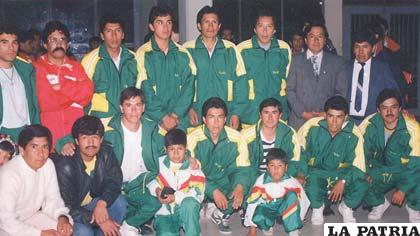El equipo de Coteor en 1994 dirigido por Tomás Porcel