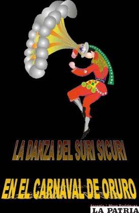 Portada del libro “La danza del Suri Sicuri en el Carnaval de Oruro” escrito por Ascanio Nava