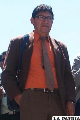 Orlando Valdez, secretario general del Colegio de Comunicadores Sociales de Oruro