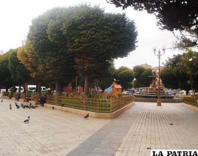 La plaza de la Ranchería, un sitio histórico y turístico de Oruro que requiere de mayor atención