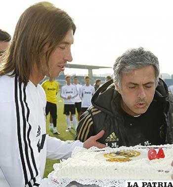 Mourinho estuvo de cumpleaños