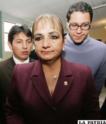 Carmen Eva Gonzales, senadora pandina de la oposición obtuvo libertad a través de la fiscalía