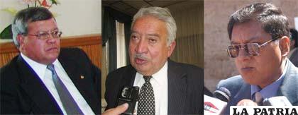 Guillermo Aillón,  Vicente González-Aramayo y Zenobio Calizaya, recibieron la confianza de sus colegas para dirigir la Academia de Ciencias Jurídicas