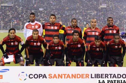 Jugadores del Flamengo de Brasil