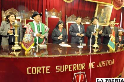 Acto de inauguración del Año Judicial 2013