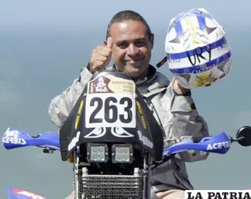 Sergio Lafuente, motociclista  uruguayo