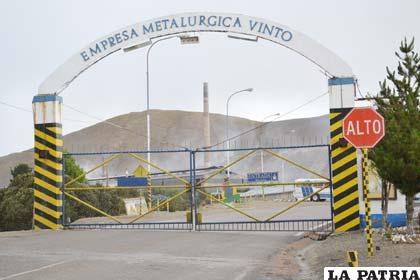 COD propone que la Empresa Minera Huanuni administre la metalúrgica de Vinto