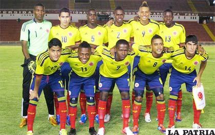 La selección juvenil de Colombia