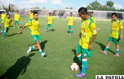 La selección Sub-20 entrena en Mendoza (foto: APG)