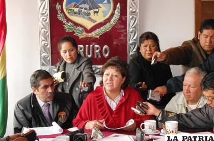Sonia Saavedra presentó plan estratégico del Comité Cívico