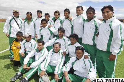 El equipo que representa a Cochabamba 