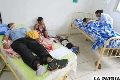 Heridos son atendidos en el Hospital de Yapacaní