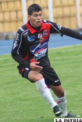 Gary Paz, jugador de Nacional 
Potosí