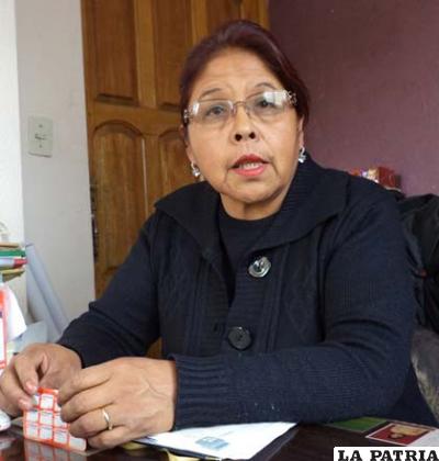 Presidenta de la Cámara Hotelera de Oruro, Hilda Ignacio
