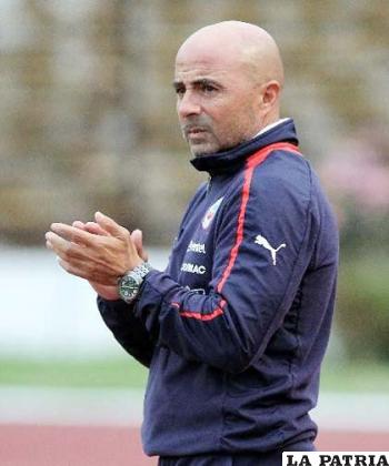 El director técnico de la selección chilena, Jorge Sampaoli