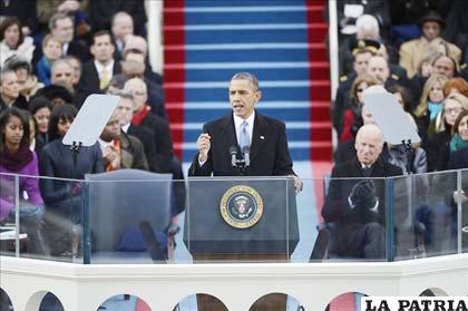 El presidente Barack Obama, durante su discurso a la nación norteamericana