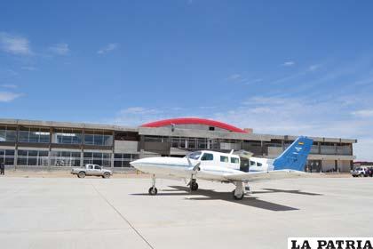 Aeropuerto de Oruro, que según se anuncia operará desde el 8 de febrero