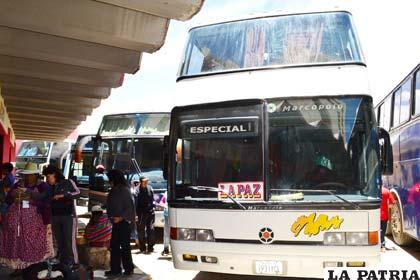 Los buses del servicio interdepartamental deben estar en buenas condiciones