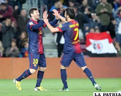 Messi anotó cuatro goles para su equipo