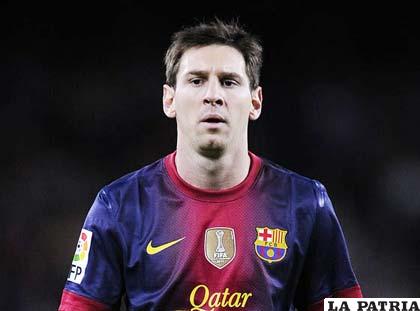 Lionel Messi, jugador del Barcelona 
de España