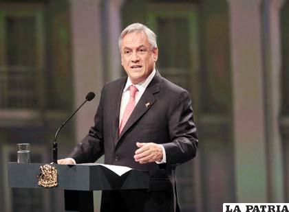 Sebastián Piñera, presidente chileno