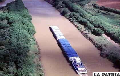 La hidrovía Paraguay-Paraná
