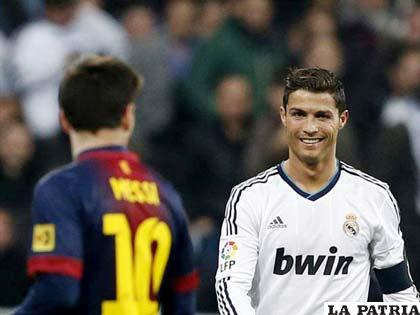 Messi y Ronaldo se vieron las caras ayer