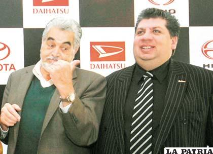 Armin Franulic y Carlos Pacheco, dirigentes de la Febad 