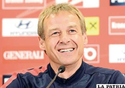 El alemán Jurgen Klinsmann, entrenador de la selección de Estados Unidos 