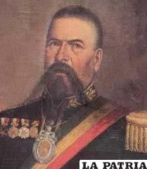 El presidente Agustín Morales