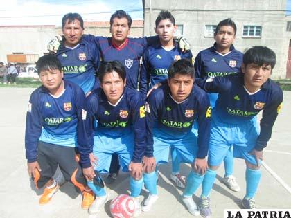 Jugadores del equipo de Prudencio Calisaya